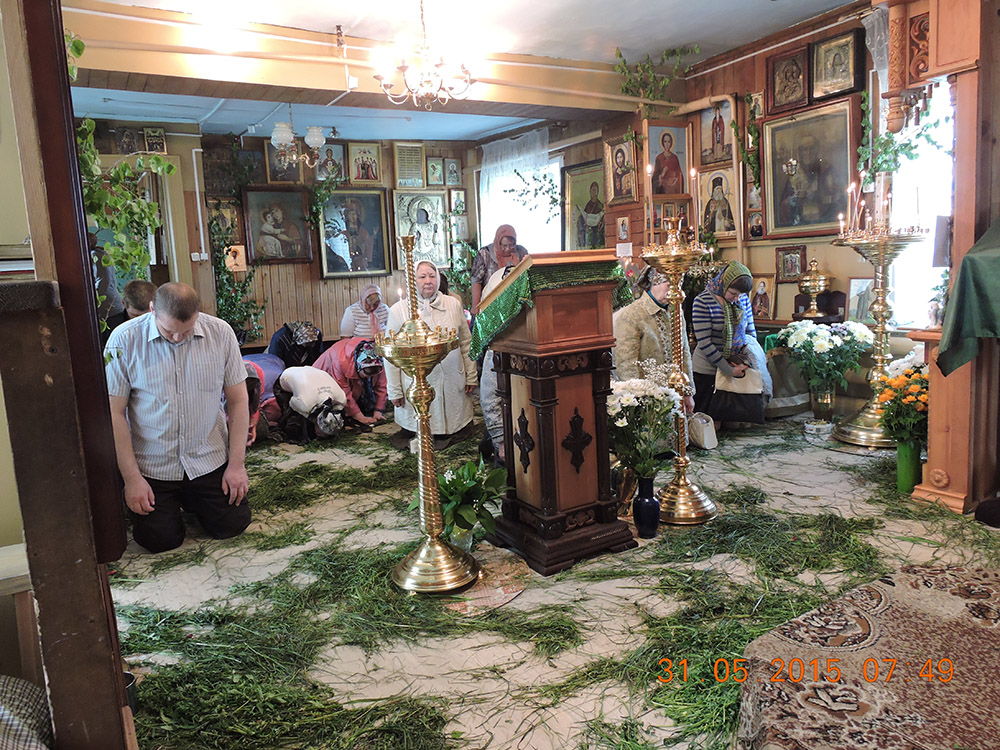 Божественная литургия в праздник Святой Троицы 31 мая 2015